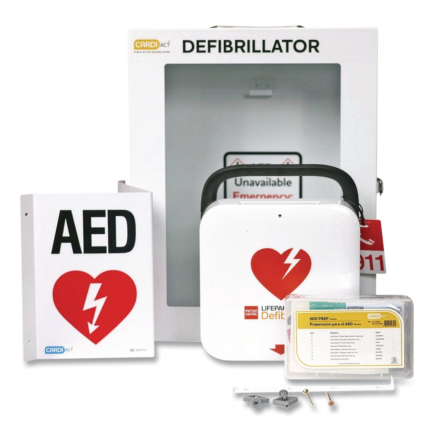 LIFEPAK CR2 Fully-Automatic, USB, English, Handle, Standard Cabinet