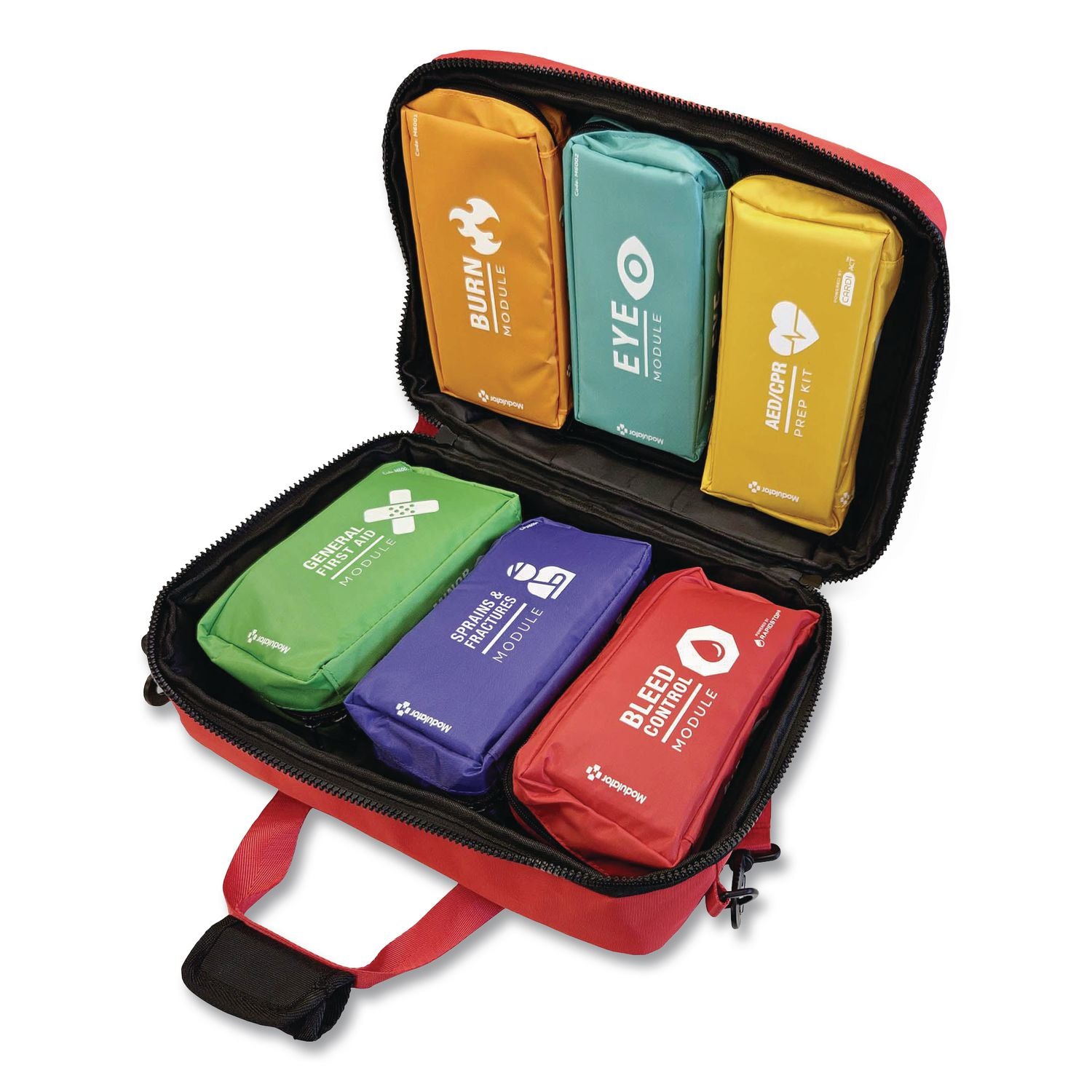 Emergency Response Bag, Pro, 6 Pieces, Fabric Case