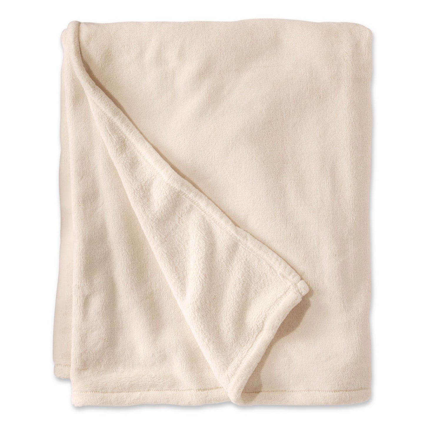 Wicked Plush Throw, 60 x 80, Antique White
