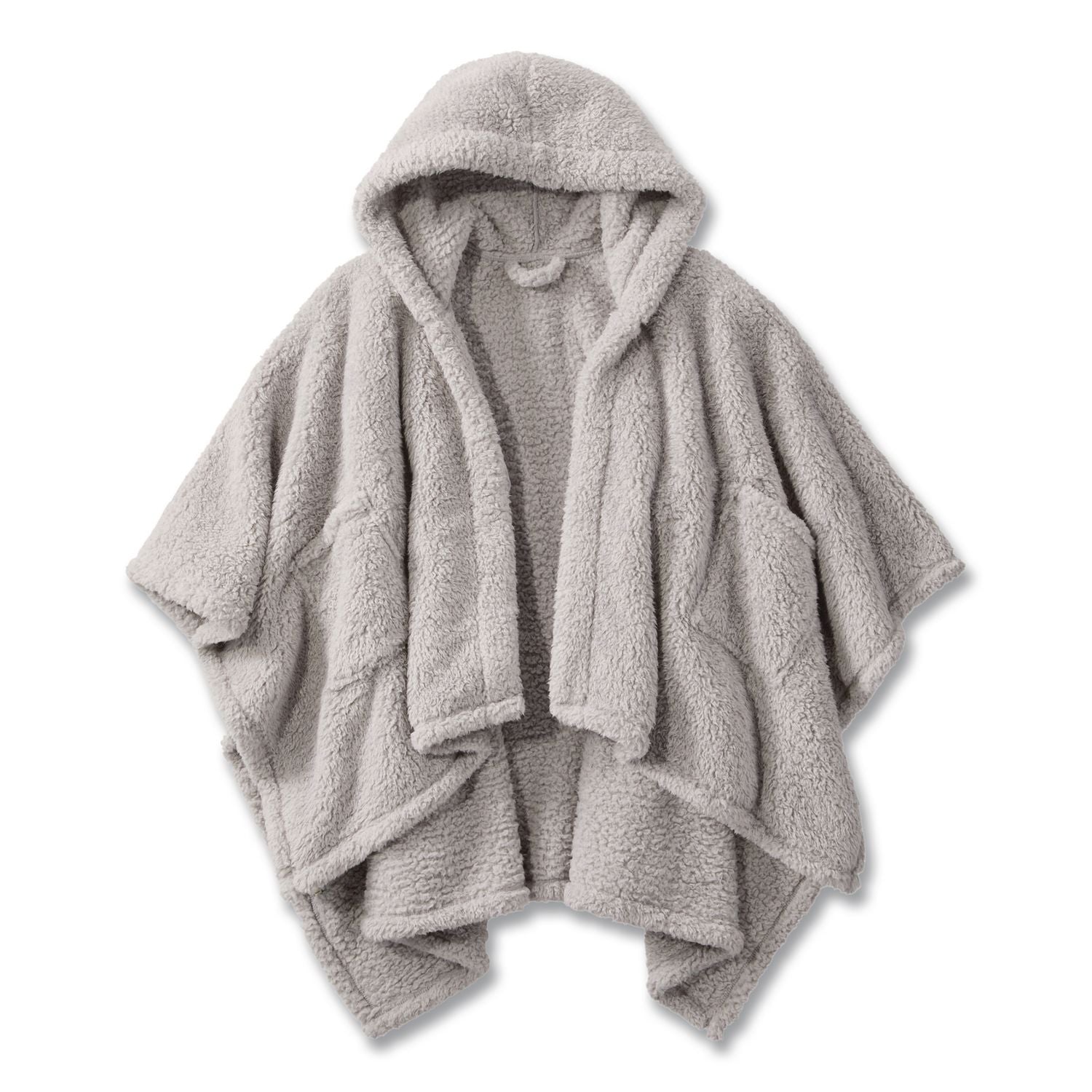 Cozy Sherpa Wearable Throw, 58 x 60, Gray
