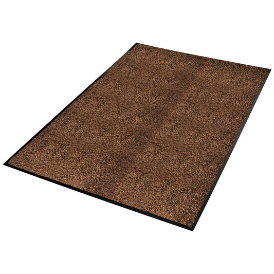 Platinum Series Walk-Off Indoor Wiper Mat, Rectangular, Brown Carpeted Surface, 36" x 60"