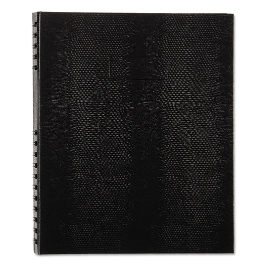 NotePro Notebook, 1-Subject, Medium/College Rule, Black Cover, (150) 11 x 8.5 Sheets