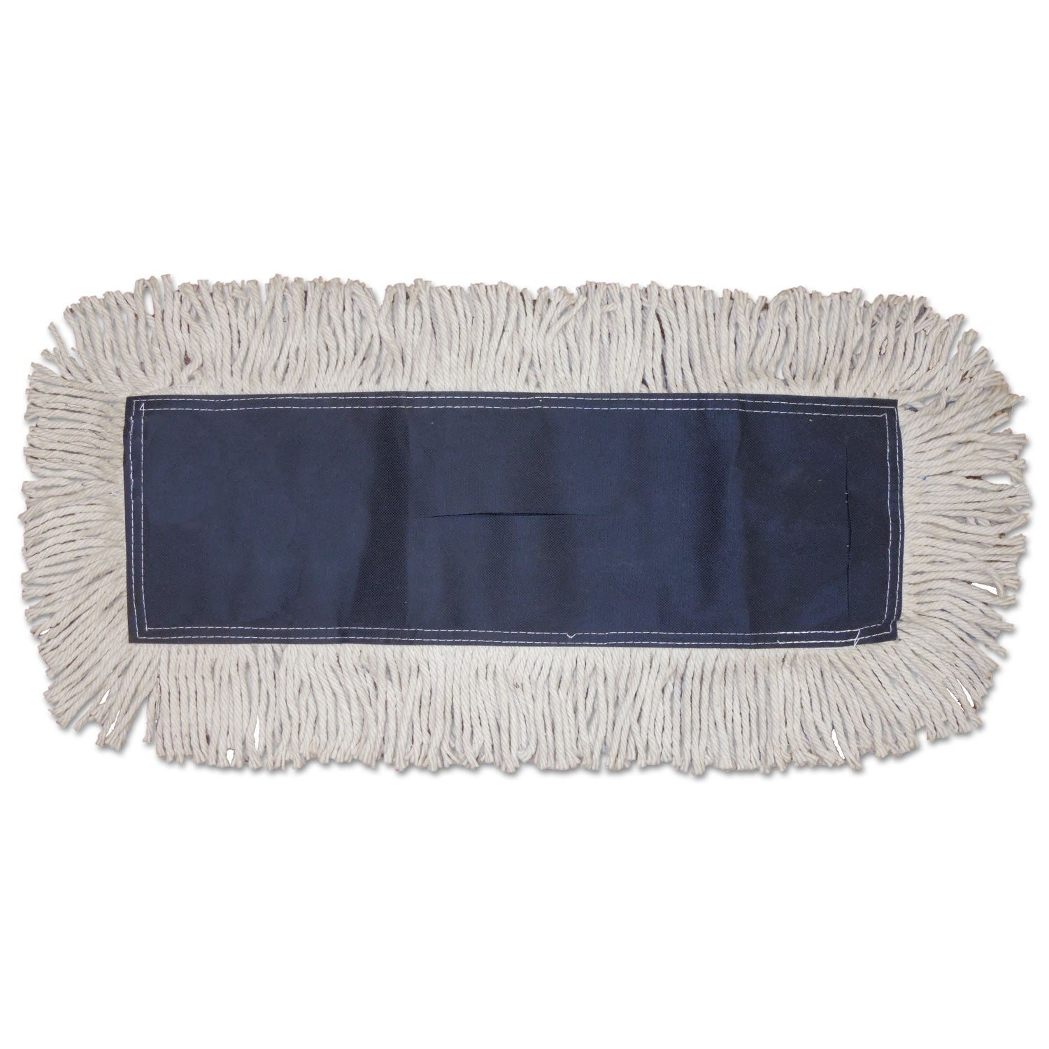 Dust Mop Head, Disposable, 5 x 60, White
