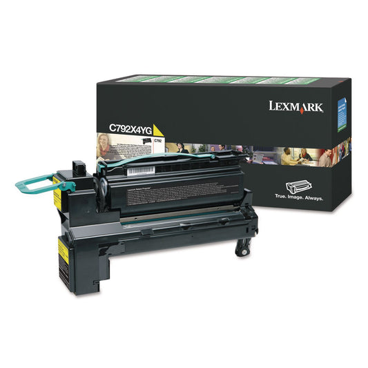C792x4yg Return Program Extra High-Yield Toner, 17,000 Page-Yield, Yellow