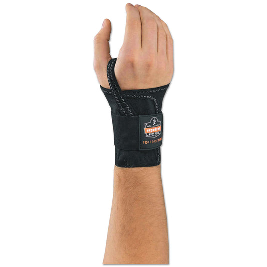 ProFlex 4000 Single Strap Wrist Support, X-Large, Fits Right-Hand, Black