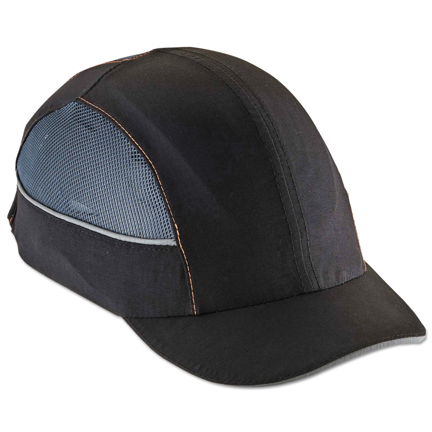 Skullerz 8960 Bump Cap with LED Lighting, Long Front Brim, XXX-Small to Large (Up to 7.5), 0.01" Insert, Navy