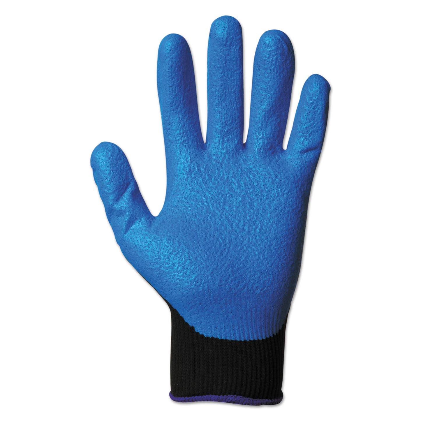 G40 Foam NITRILE Coated Gloves, EN388: 3121X, 9.45" Long, Large (Size 9), Blue/Black, 12 Pairs