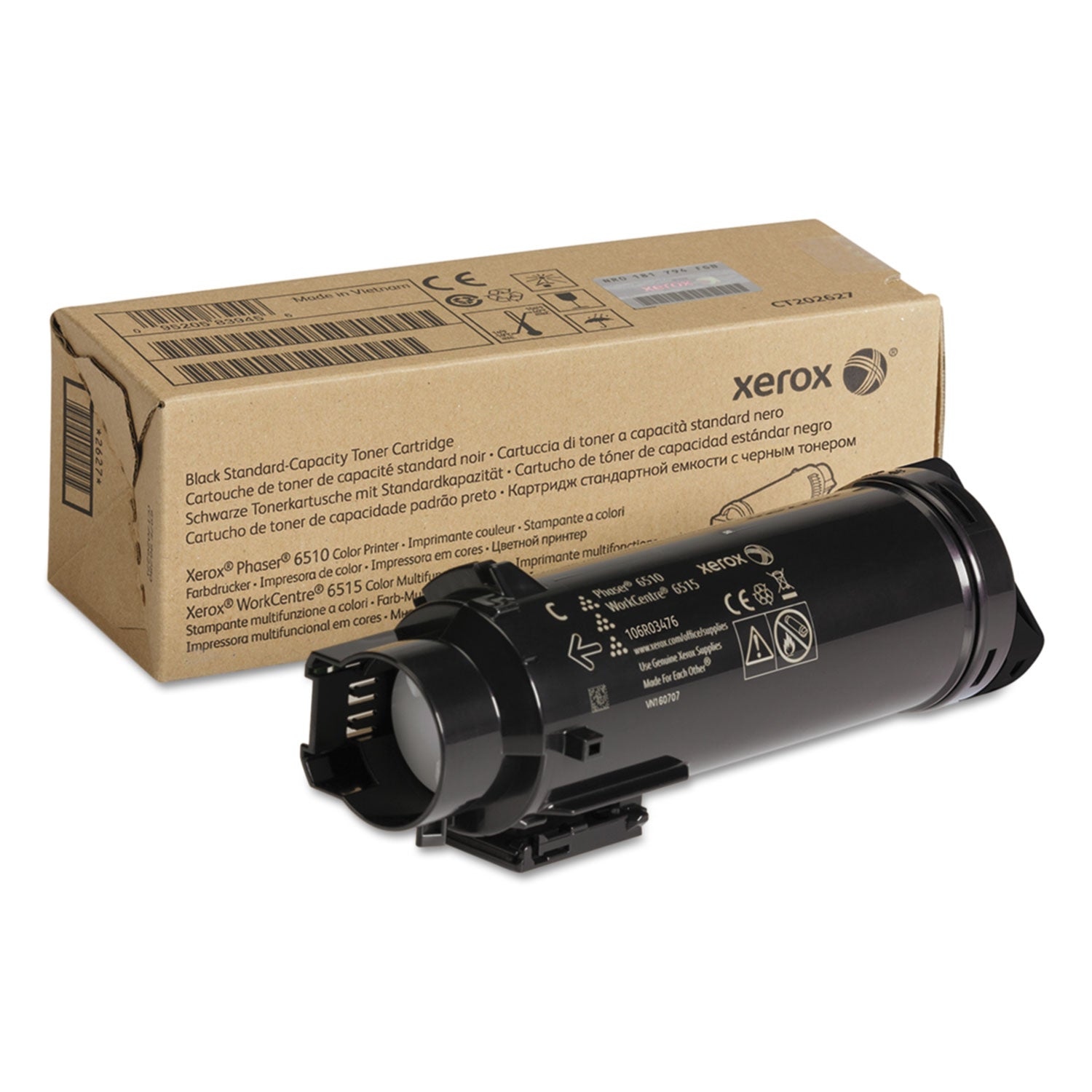 106r03476 Toner, 2,500 Page-Yield, Black