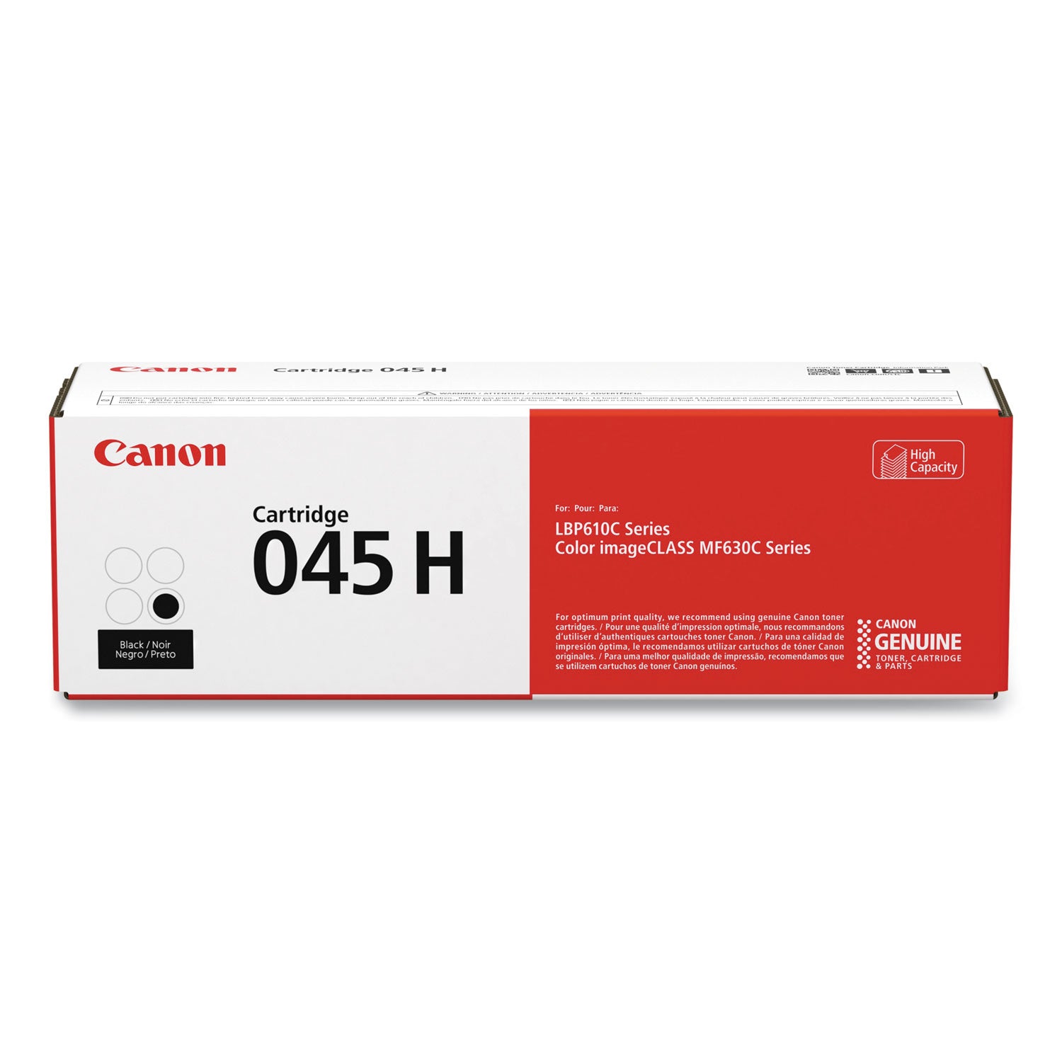 1246c001 (045) High-Yield Toner, 2,800 Page-Yield, Black