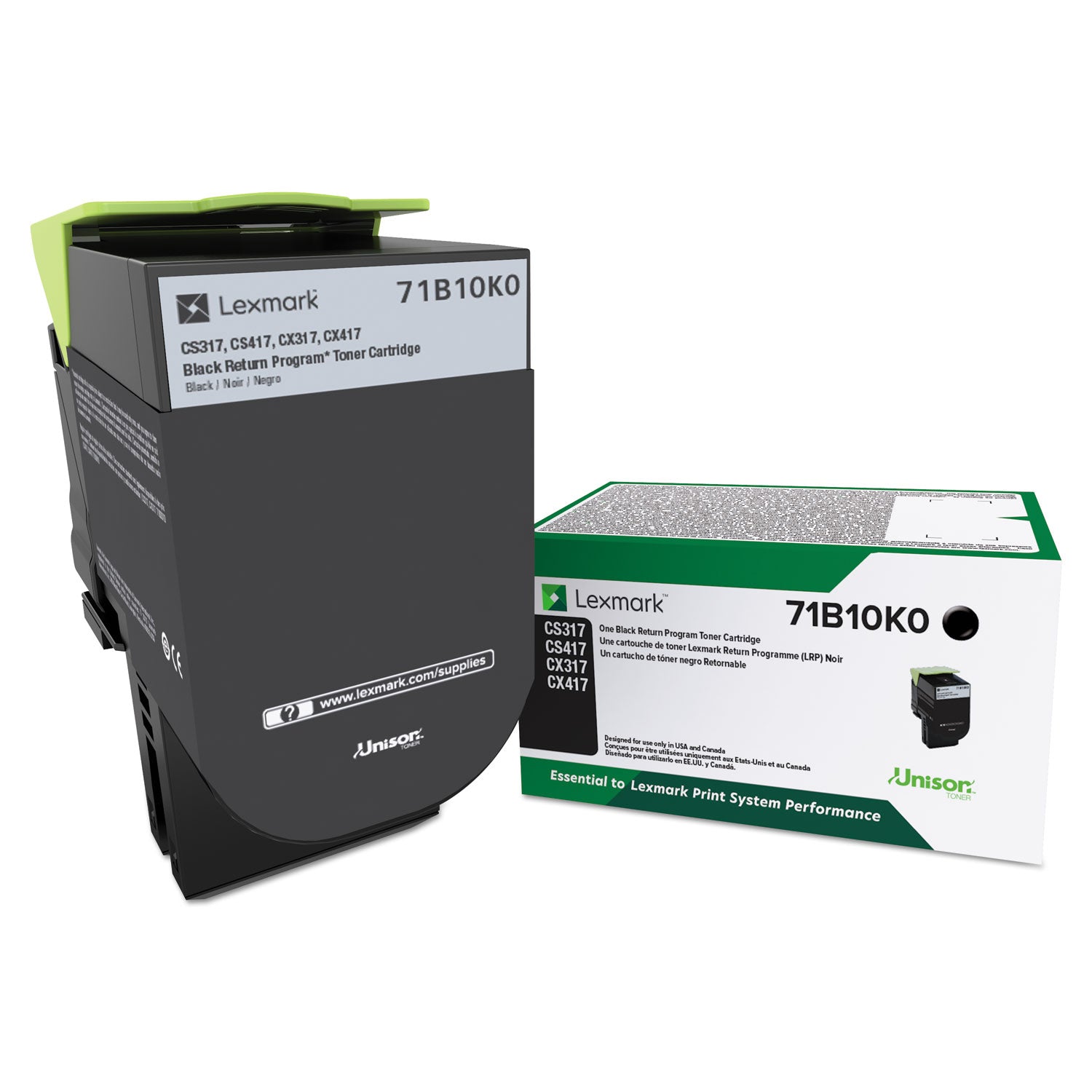 71b10k0 Unison Toner, 3,000 Page-Yield, Black