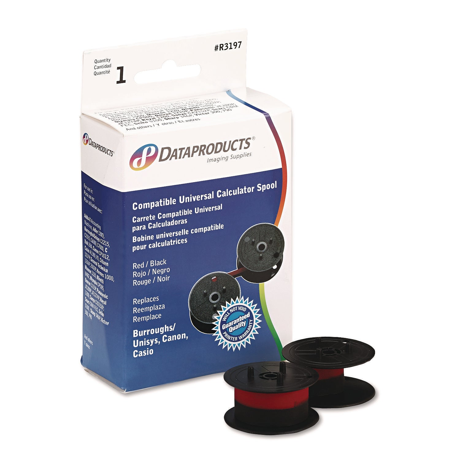 R3197 Compatible Ribbon, Black/red