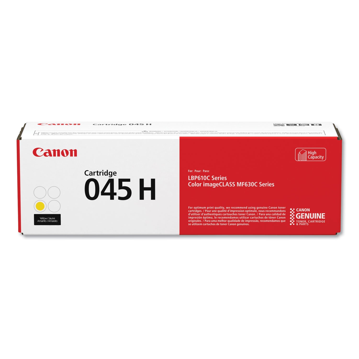 1243c001 (045) High-Yield Toner, 2,200 Page-Yield, Yellow