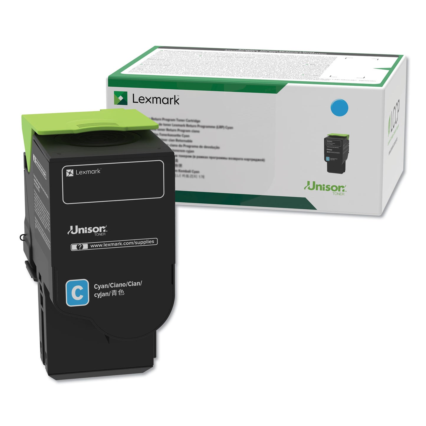 C241xc0 Return Program Extra High-Yield Toner, 3,500 Page-Yield, Cyan