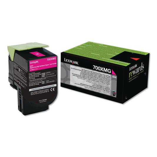 70c0xmg Return Program Extra High-Yield Toner, 4,000 Page-Yield, Magenta, Taa Compliant