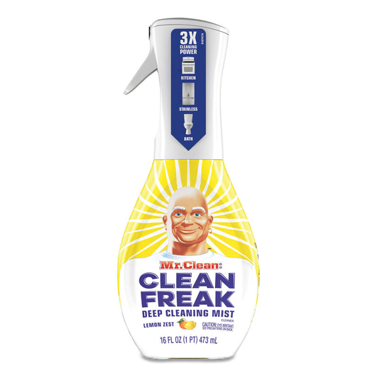 Clean Freak Deep Cleaning Mist Multi-Surface Spray, Lemon Scent, 16 oz Spray Bottle