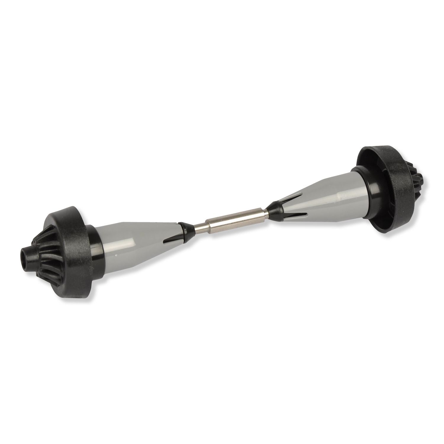 Coreless High Capacity Spindle Kit, Plastic, 3.66" Roll Size, Type C, Gray, 2/Kit