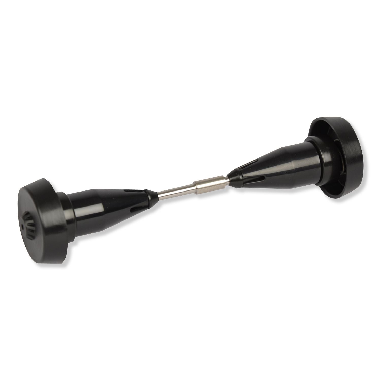 Coreless High Capacity Spindle Kit, Plastic, 3.66" Roll Size, Black, 2/Kit