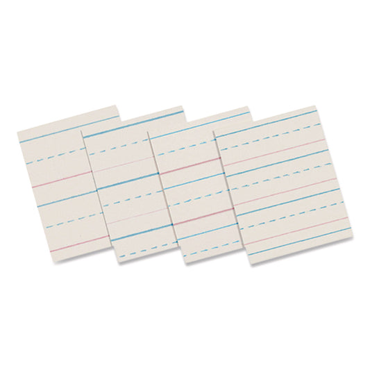 Multi-Program Handwriting Paper, 30 lb Bond Weight, 1/2" Long Rule, Two-Sided, 8 x 10.5, 500/Pack