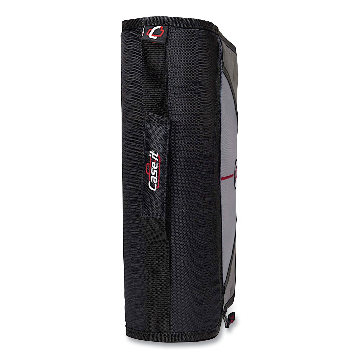 Mighty Zip Tab Binder, 3 Rings, 3" Capacity, 11 X 8.5, Black