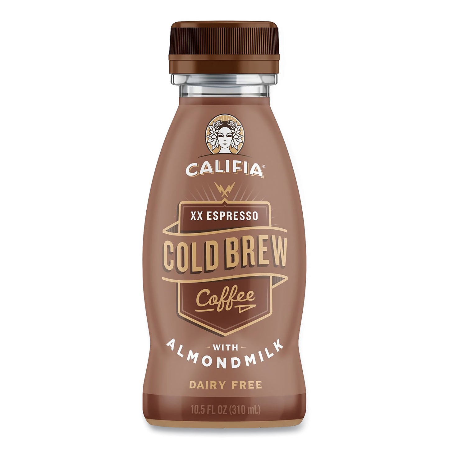 Cold Brew Coffee with Almond Milk, XX Espresso, 10.5 oz Bottle, 8/Pack