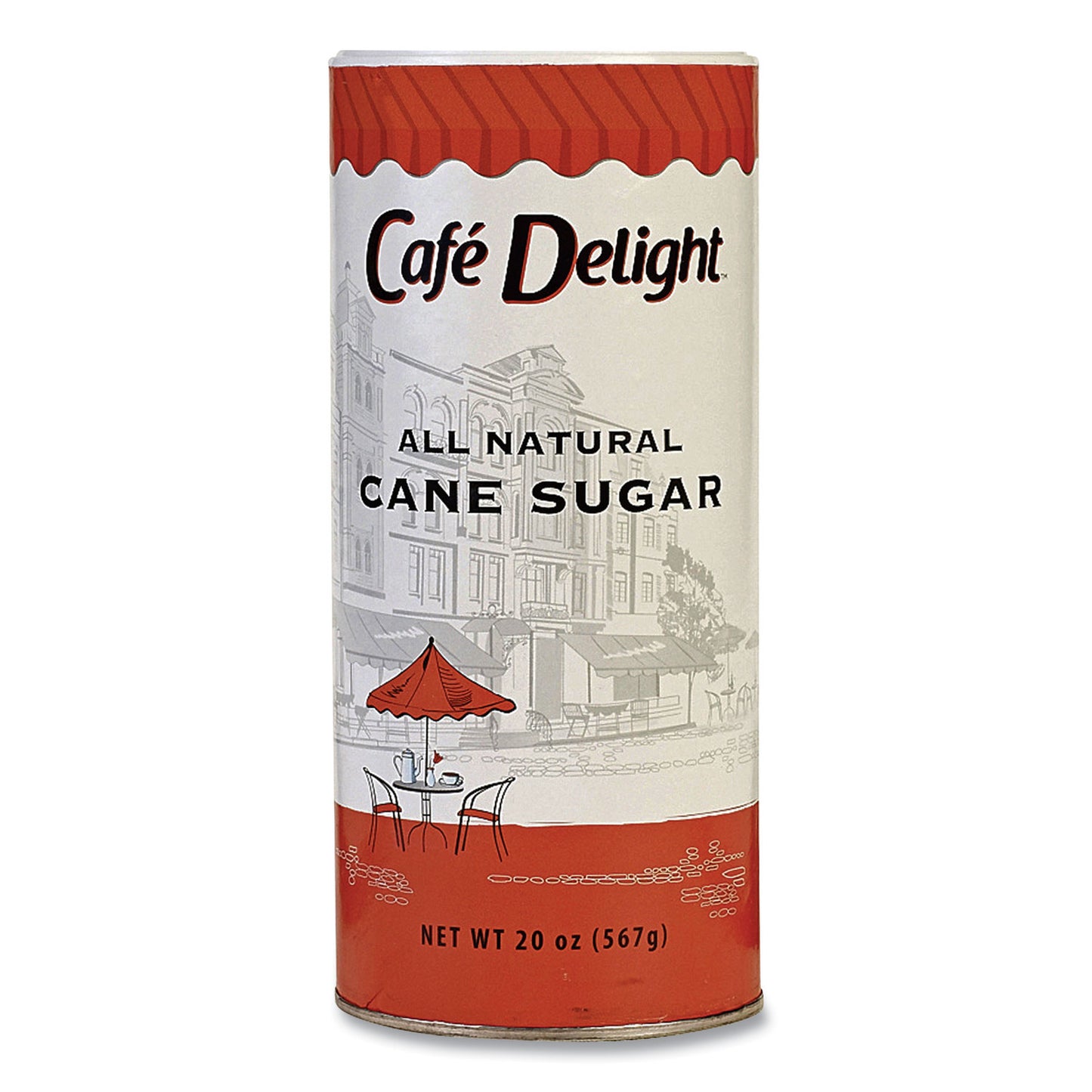 All Natural Cane Sugar, 20 oz Canister