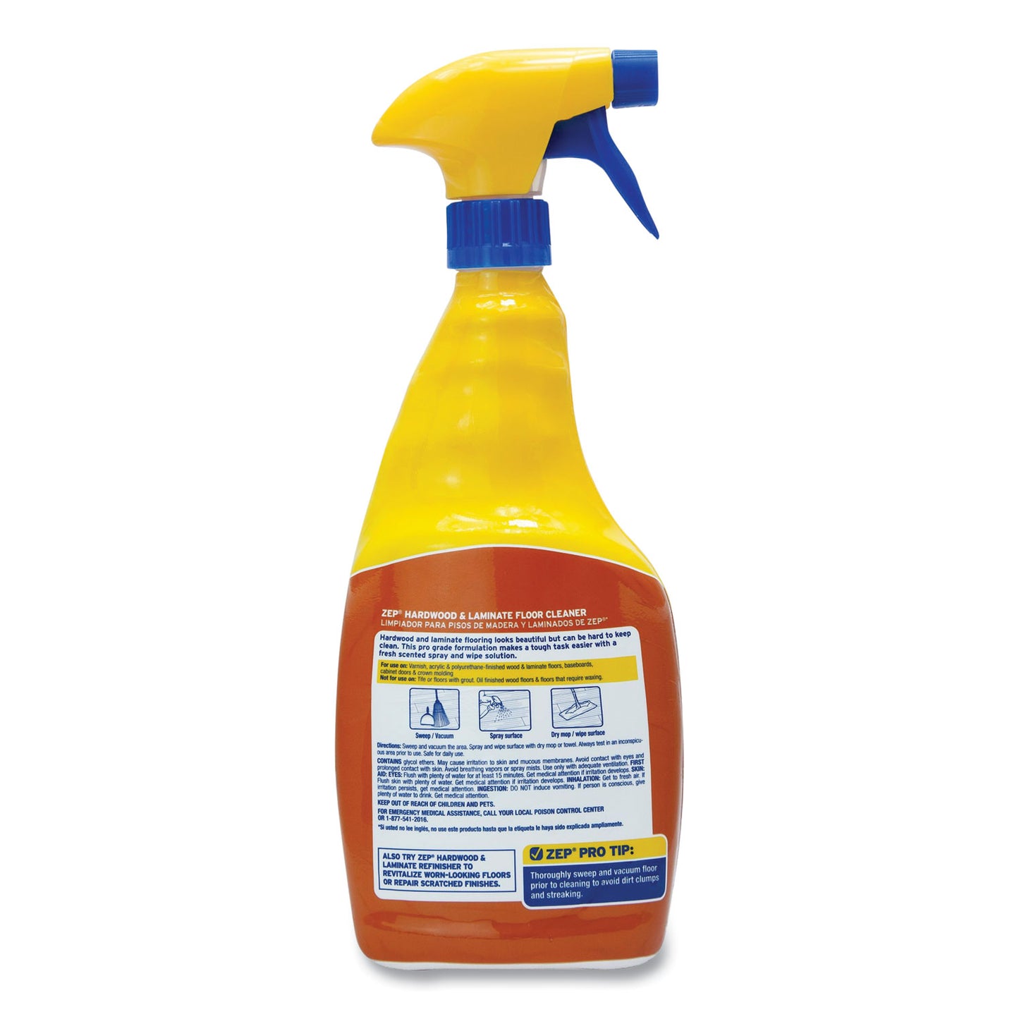 Hardwood and Laminate Cleaner, Fresh Scent, 32 oz Spray Bottle
