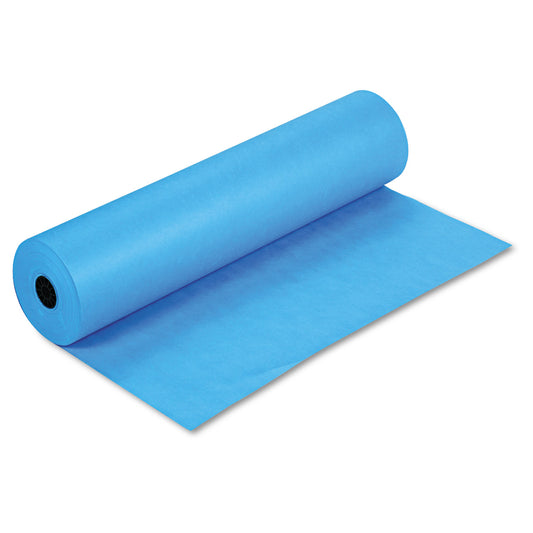 Spectra ArtKraft Duo-Finish Paper, 48 lb Text Weight, 36" x 1,000 ft, Bright Blue
