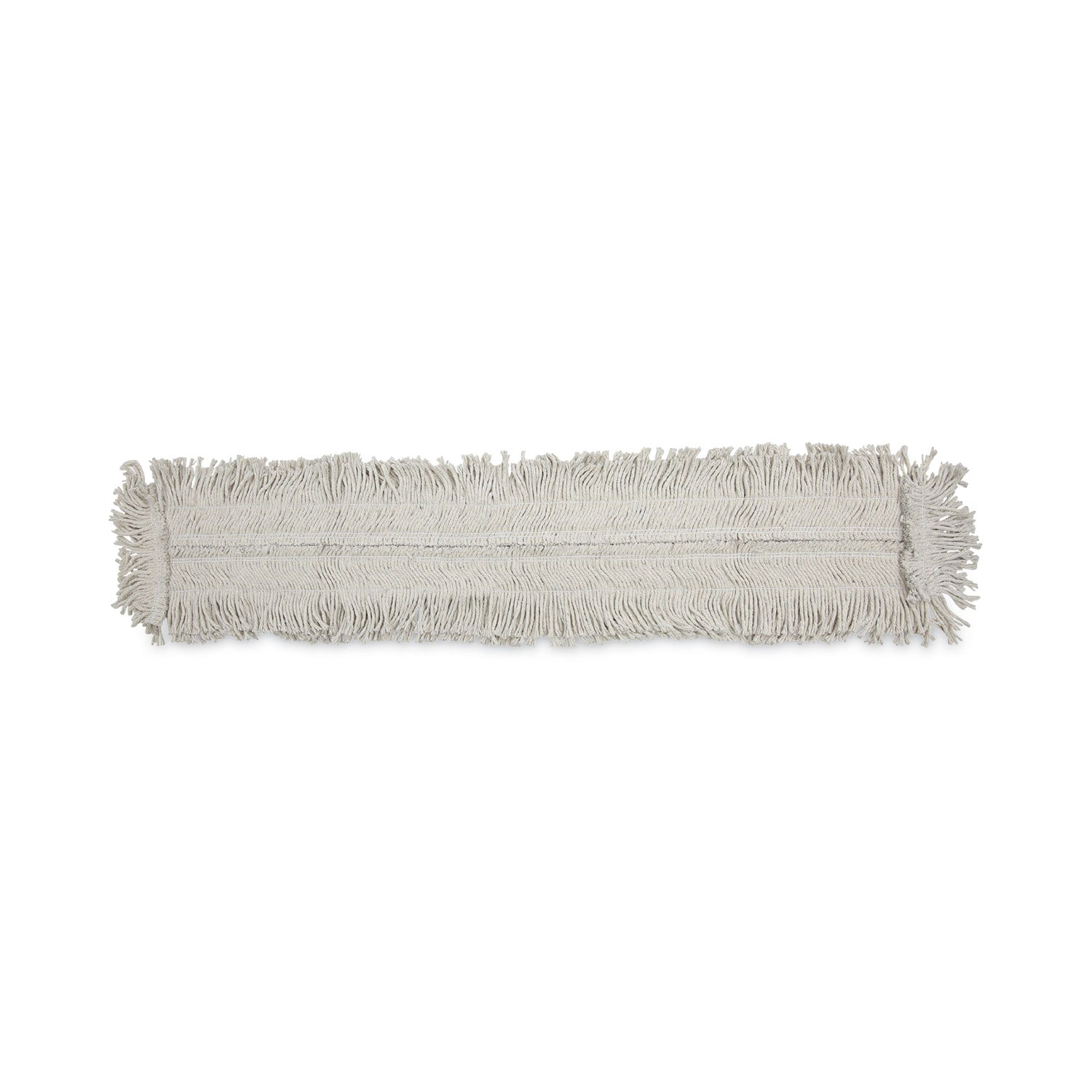 Disposable Dust Mop Head, Cotton/Synthetic Fibers, 48 x 5, White