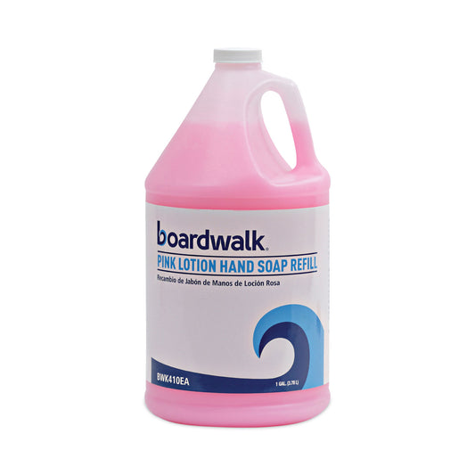 Mild Cleansing Pink Lotion Hand Soap Refill, Cherry Scent, 1 gal Bottle