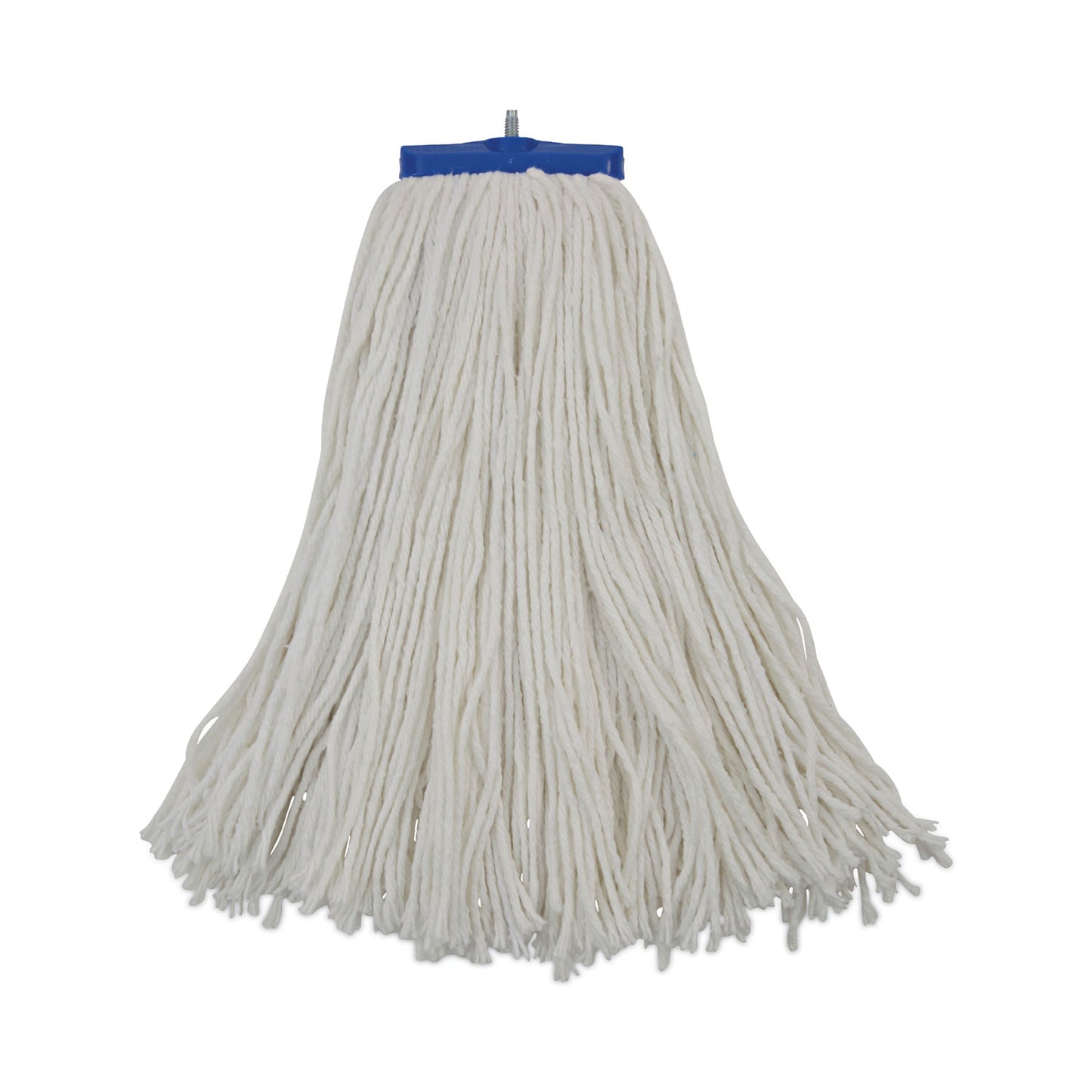 Cut-End Lie-Flat Wet Mop Head, Rayon, 16 oz, White