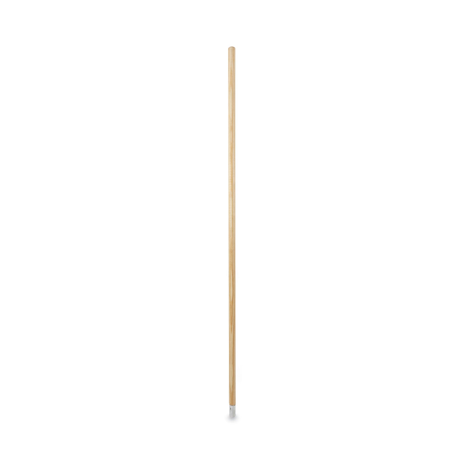 Lie-Flat Screw-In Mop Handle, 1.13" dia x 54", Natural