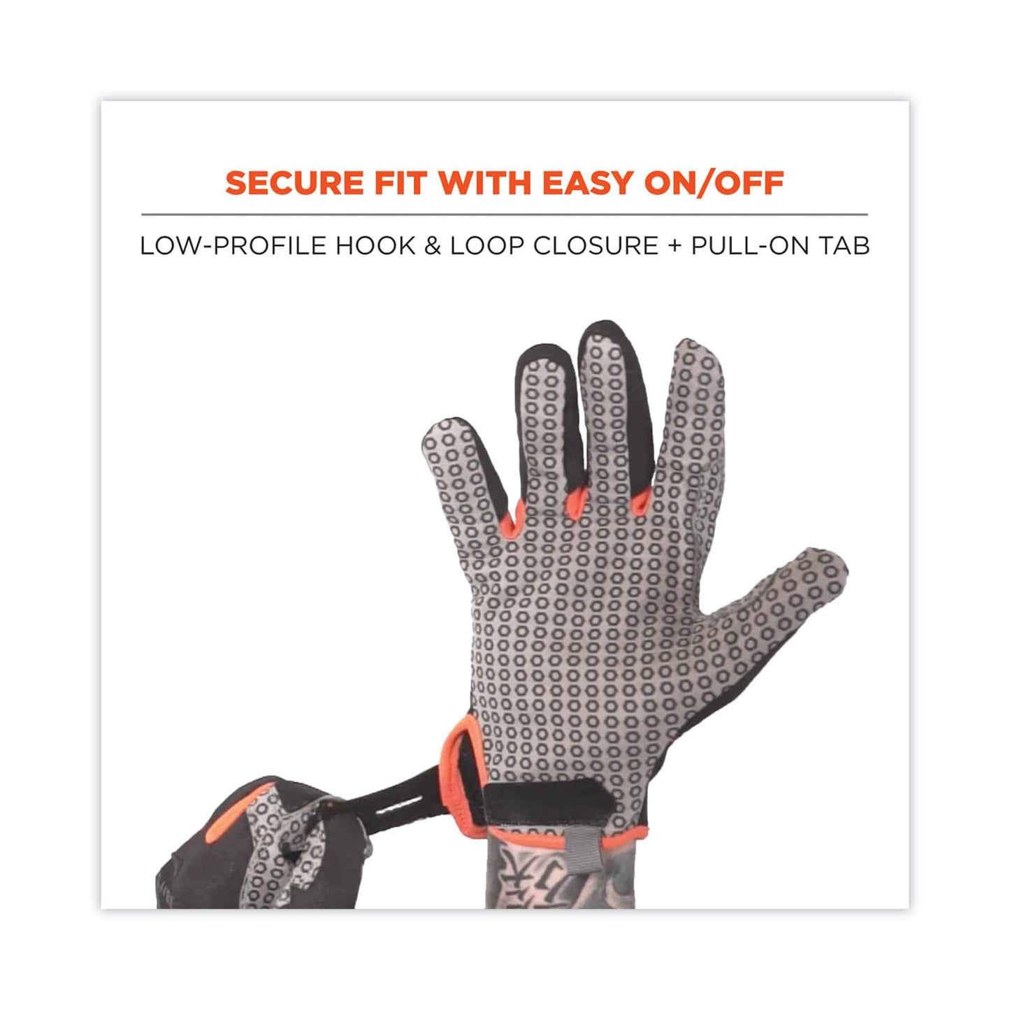ProFlex 821 Smooth Surface Handling Gloves, X-Large, Black, Pair
