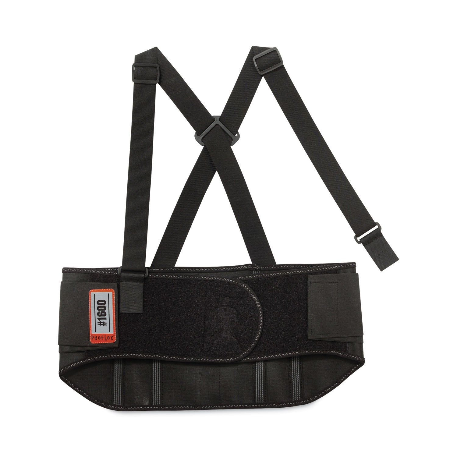 ProFlex 1600 Standard Elastic Back Support Brace, X-Small, 20" to 25" Waist, Black