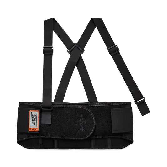 ProFlex 1625 Elastic Back Support Brace, Small, 25" to 30" Waist, Black
