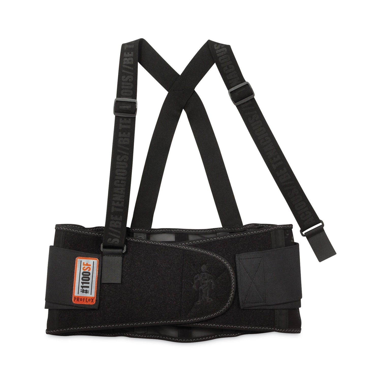 ProFlex 1100SF Standard Spandex Back Support Brace, 2X-Large, 42" to 46" Waist, Black