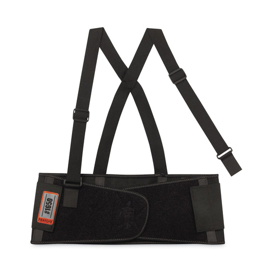 ProFlex 1650 Economy Elastic Back Support Brace, 3X-Large, 46" to 52" Waist, Black