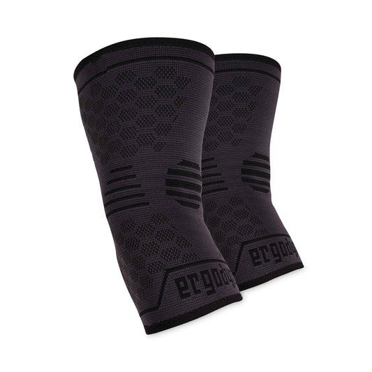 ProFlex 651 Elbow Compression Sleeve, Large, Gray/Black