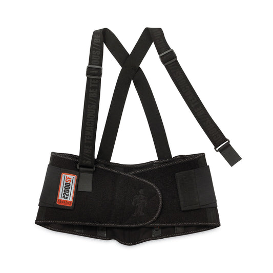 ProFlex 2000SF High-Performance Spandex Back Support Brace, 3X-Large, 46" to 52" Waist, Black