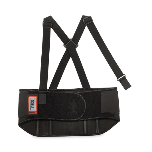 ProFlex 1600 Standard Elastic Back Support Brace, Small, 25" to 30" Waist, Black