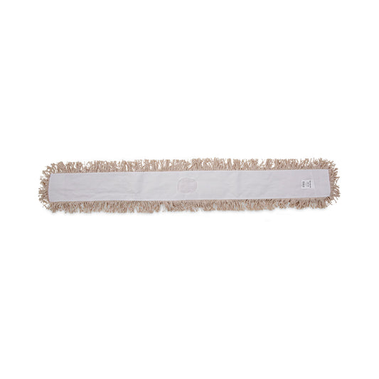 Industrial Dust Mop Head, Hygrade Cotton, 60 x 5, White