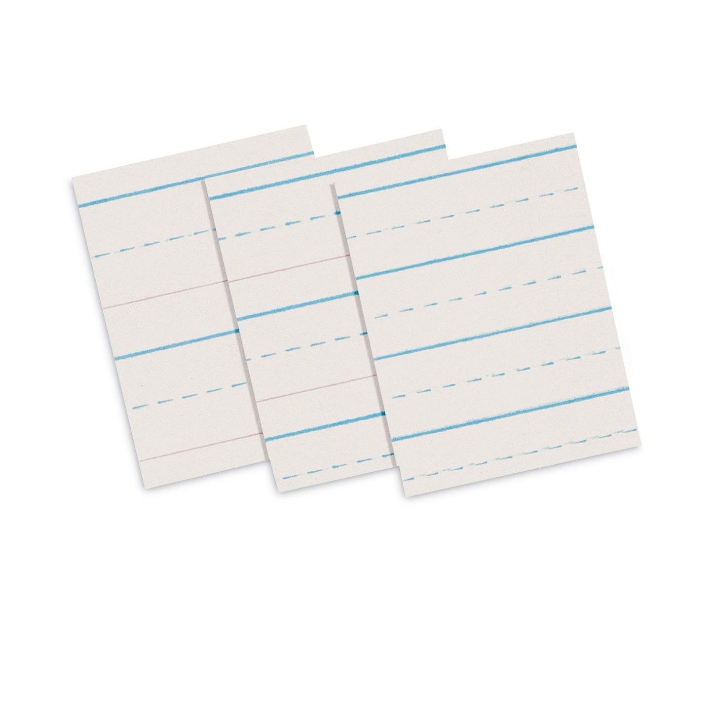 Multi-Program Handwriting Paper, 30 lb Bond Weight, 5/8" Long Rule, Two-Sided, 8.5 x 11, 500 Sheets/Ream
