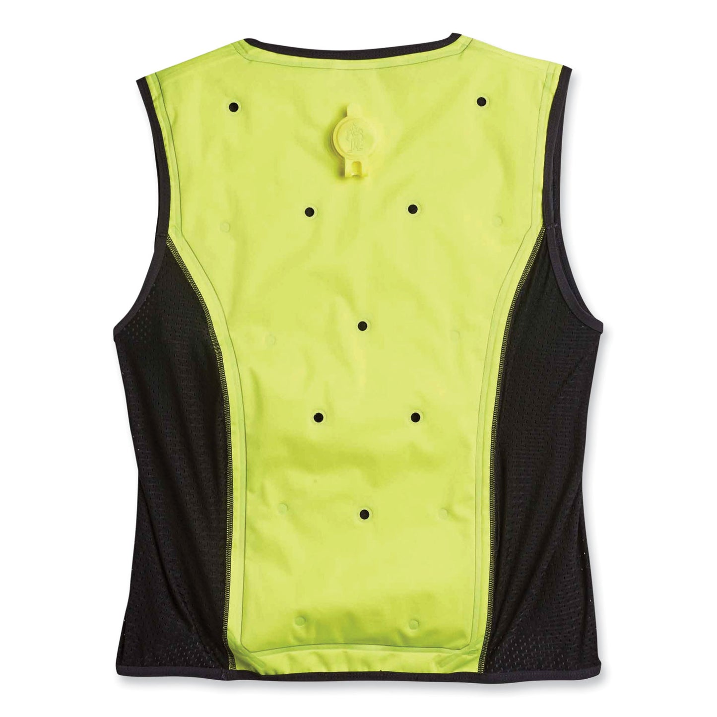 Chill-Its 6685 Premium Dry Evaporative Cooling Vest with Zipper, Nylon, 3X-Large, Lime
