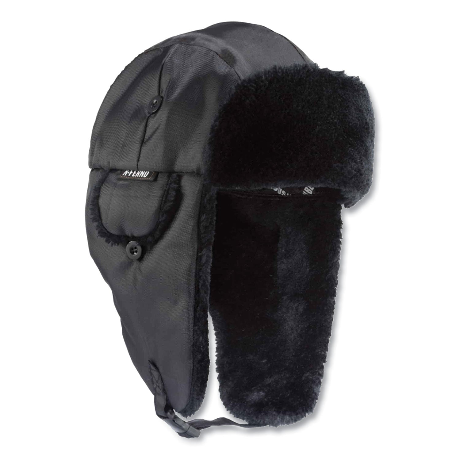 N-Ferno 6802 Classic Trapper Hat, 3M Thinsulate/Nylon, Small/Medium, Black