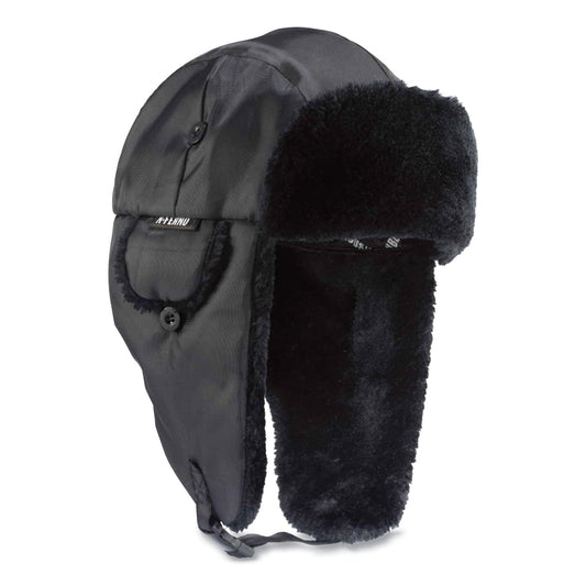 N-Ferno 6802 Classic Trapper Hat, 3M Thinsulate/Nylon, X-Small, Black