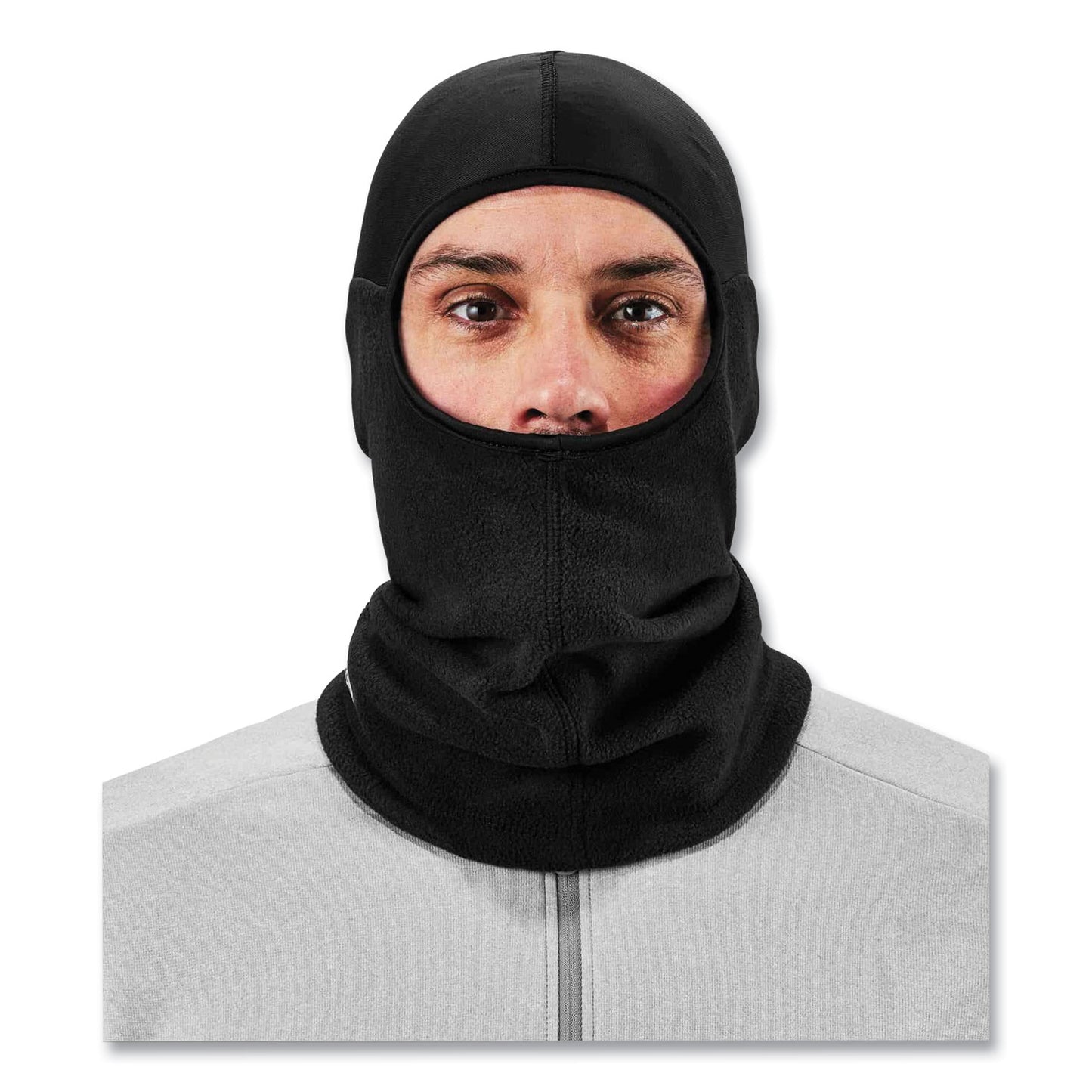 N-Ferno 6822 Balaclava Spandex Top Face Mask, Spandex/Fleece, One Size Fits Most, Black