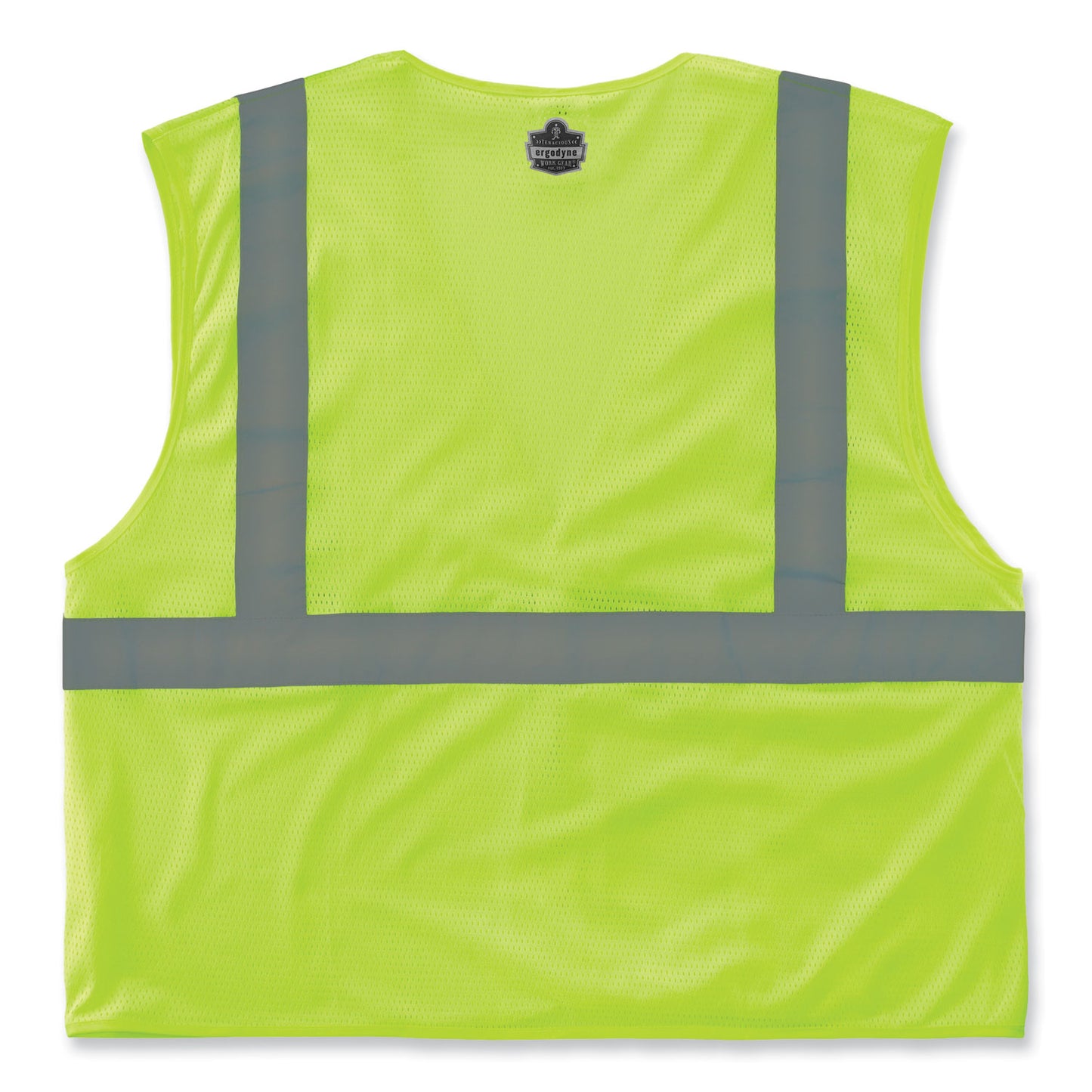 GloWear 8210HL-S Single Size Class 2 Economy Mesh Vest, Polyester, X-Small, Lime