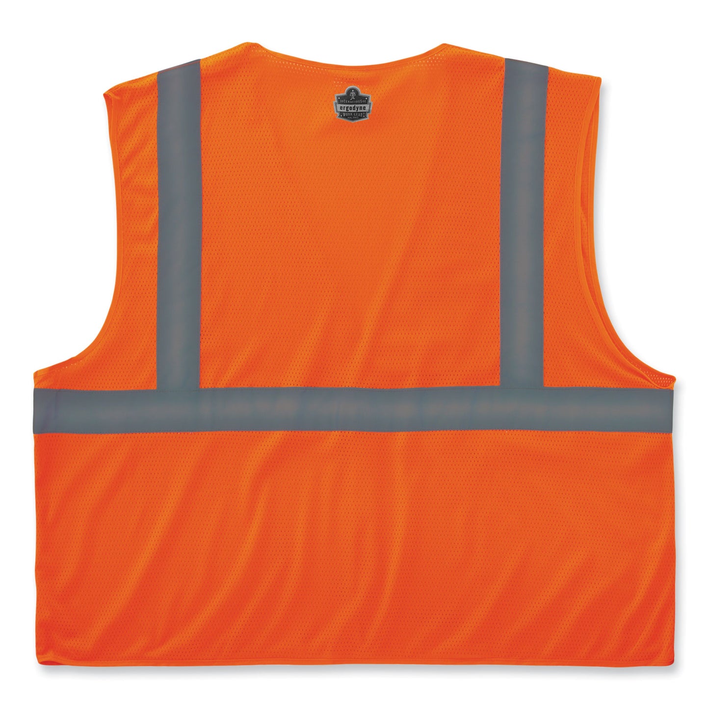GloWear 8210HL-S Single Size Class 2 Economy Mesh Vest, Polyester, Medium, Orange