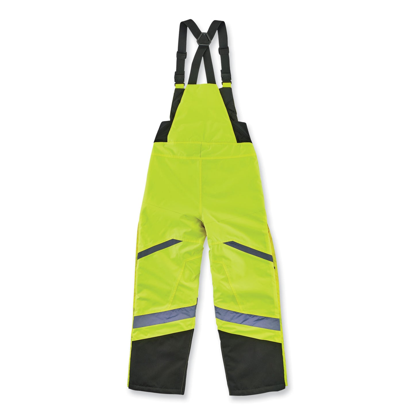 GloWear 8928 Class E Hi-Vis Insulated Bibs, Large, Lime