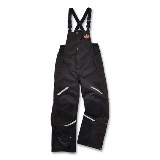 N-Ferno 6471 Thermal Bibs with 500D Nylon Shell, Medium, Black