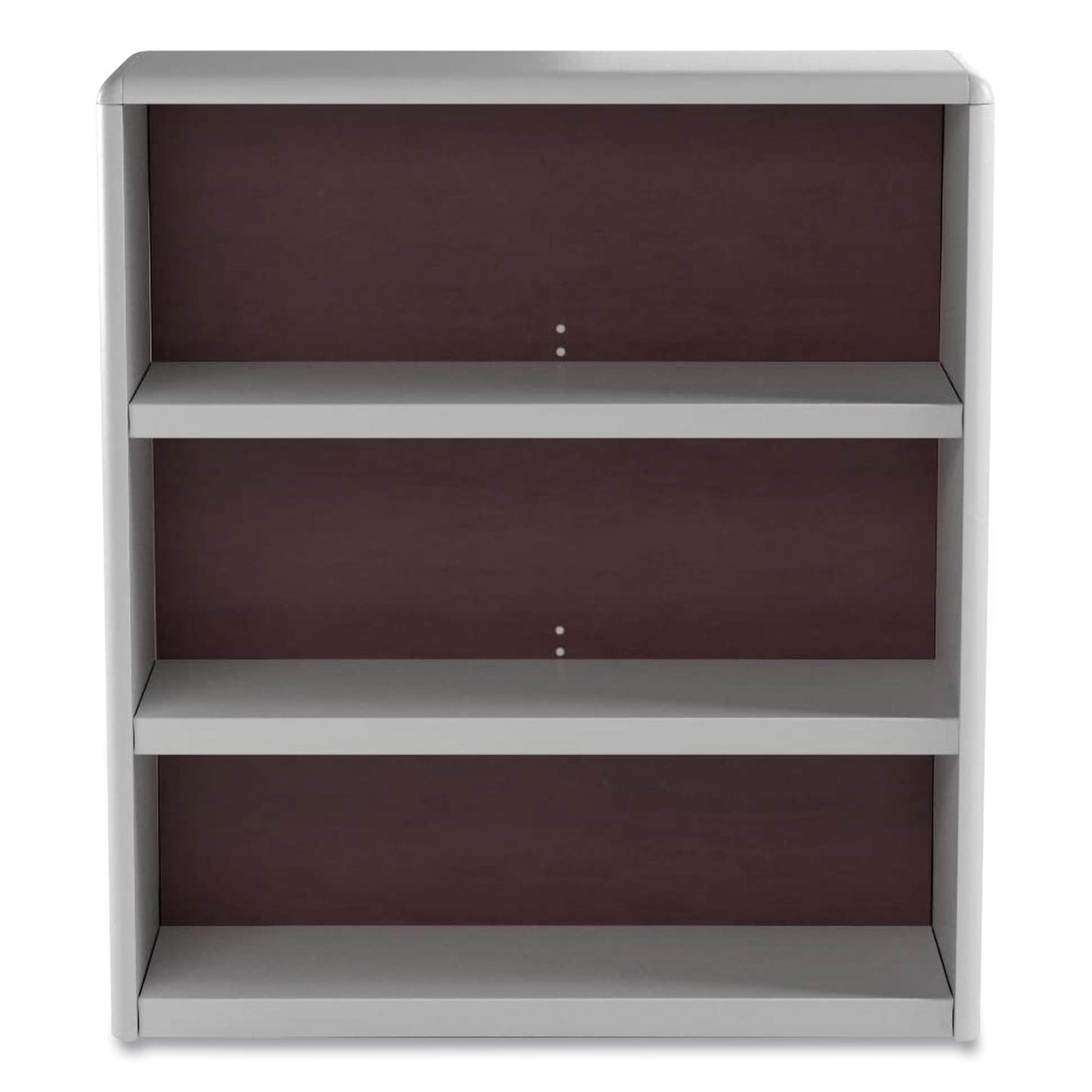 ValueMate Economy Bookcase, Three-Shelf, 31.75w x 13.5d x 41h, Gray